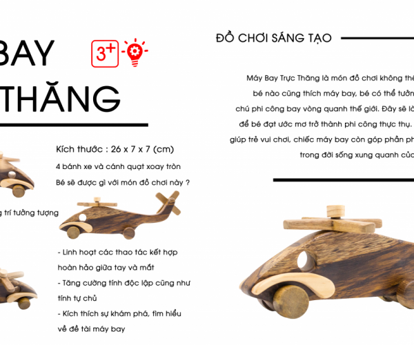May Bay Truc Thang Go Do Choi