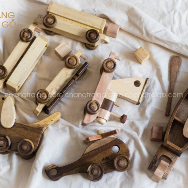 Set 4 Mon Tau Hoa Cho Go Lac Tai Thuyen Go May Bay